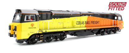 31-591ASF Pre-Owned Class 70 with Air Intake Modifications 70811 Colas Rail Freight Diesel Locomotive - DCC Sound
