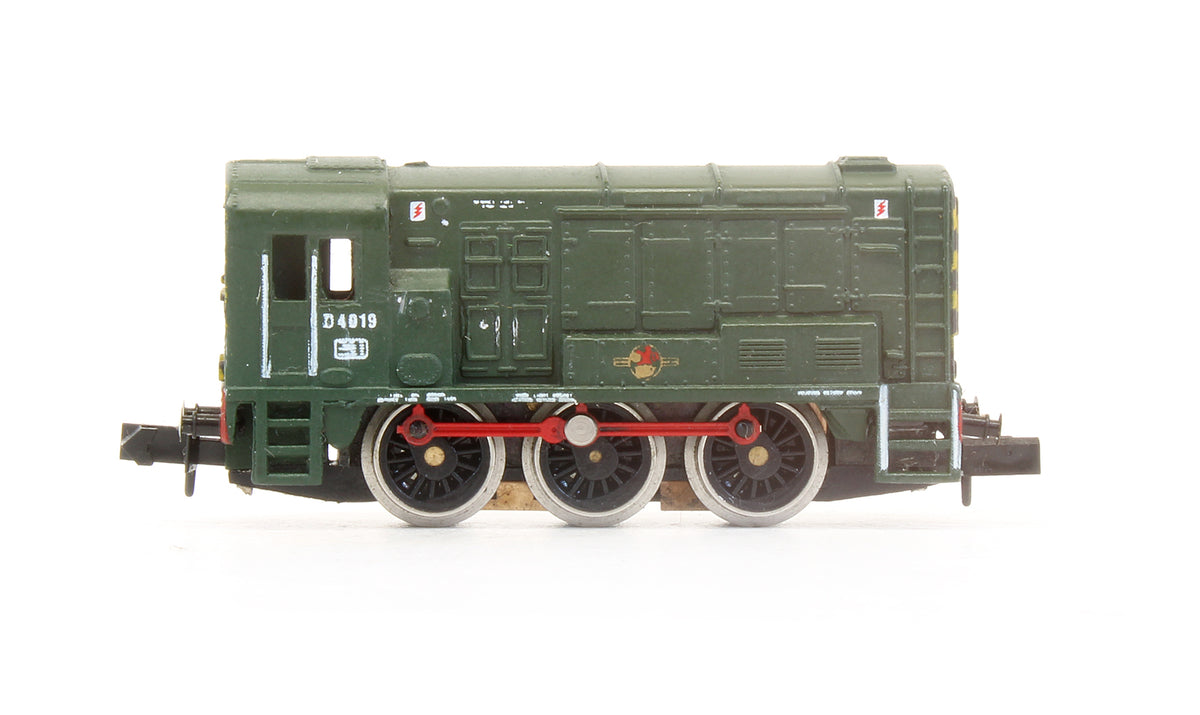 Pre-Owned Class 08 'D4019' BR Green Diesel Shunter Locomotive