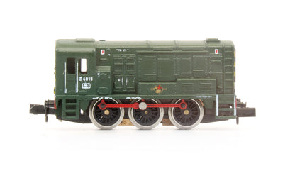 Pre-Owned Class 08 'D4019' BR Green Diesel Shunter Locomotive