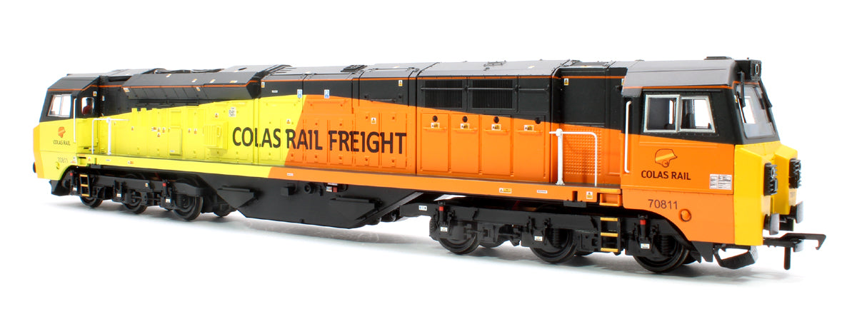 31-591ASF Pre-Owned Class 70 with Air Intake Modifications 70811 Colas Rail Freight Diesel Locomotive - DCC Sound