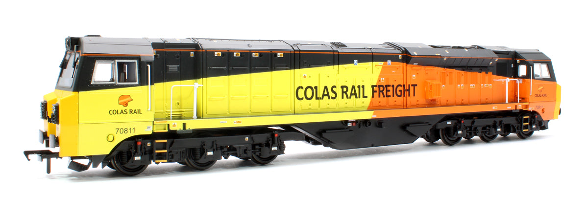 31-591ASF Pre-Owned Class 70 with Air Intake Modifications 70811 Colas Rail Freight Diesel Locomotive - DCC Sound