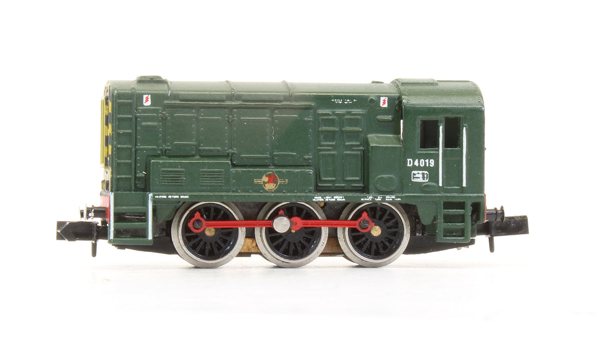 Pre-Owned Class 08 'D4019' BR Green Diesel Shunter Locomotive