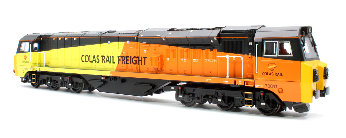 31-591ASF Pre-Owned Class 70 with Air Intake Modifications 70811 Colas Rail Freight Diesel Locomotive - DCC Sound