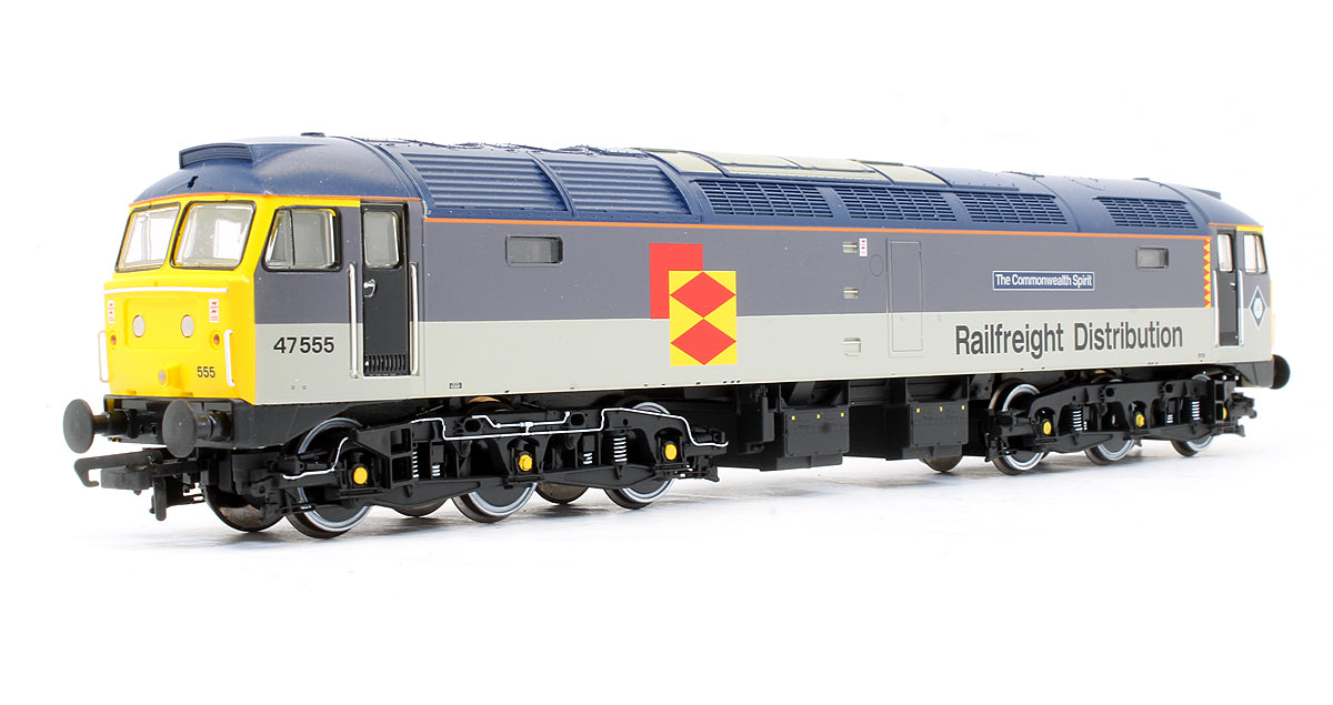 Pre-Owned RFD Class 47 555 'The Commonwealth Spirit' Diesel Locomotive - DCC Sound - Limited Edition