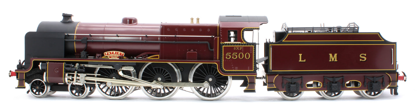 E/42-B Patriot Class "Patriot" 4-6-0 LMS Gloss Lined Maroon No. 5500 Steam Locomotive