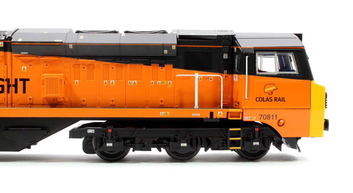 Class 70 with Air Intake Modifications 70811 Colas Rail Freight Diesel Locomotive