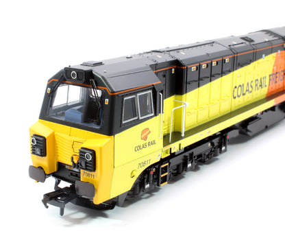 31-591ASF Pre-Owned Class 70 with Air Intake Modifications 70811 Colas Rail Freight Diesel Locomotive - DCC Sound