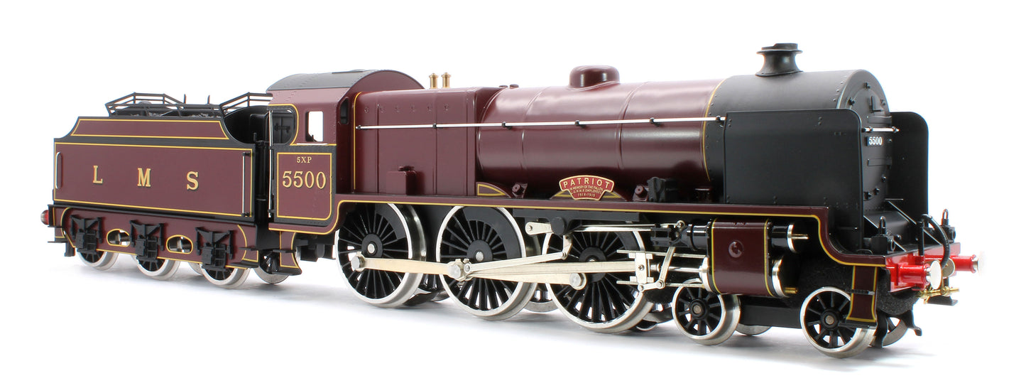 E/42-B Patriot Class "Patriot" 4-6-0 LMS Gloss Lined Maroon No. 5500 Steam Locomotive