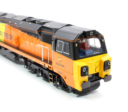 Class 70 with Air Intake Modifications 70811 Colas Rail Freight Diesel Locomotive