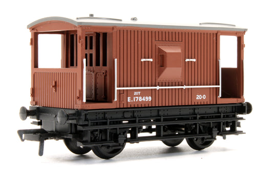 33-806 Pre-Owned 20 Ton Brake Van BR Brown 'E178499'