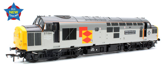Pre-Owned 35-307 Class 37/0 Centre Headcode 37194 'British Int. Freight Assoc.' BR RF Diesel Locomotive - DCC Fitted