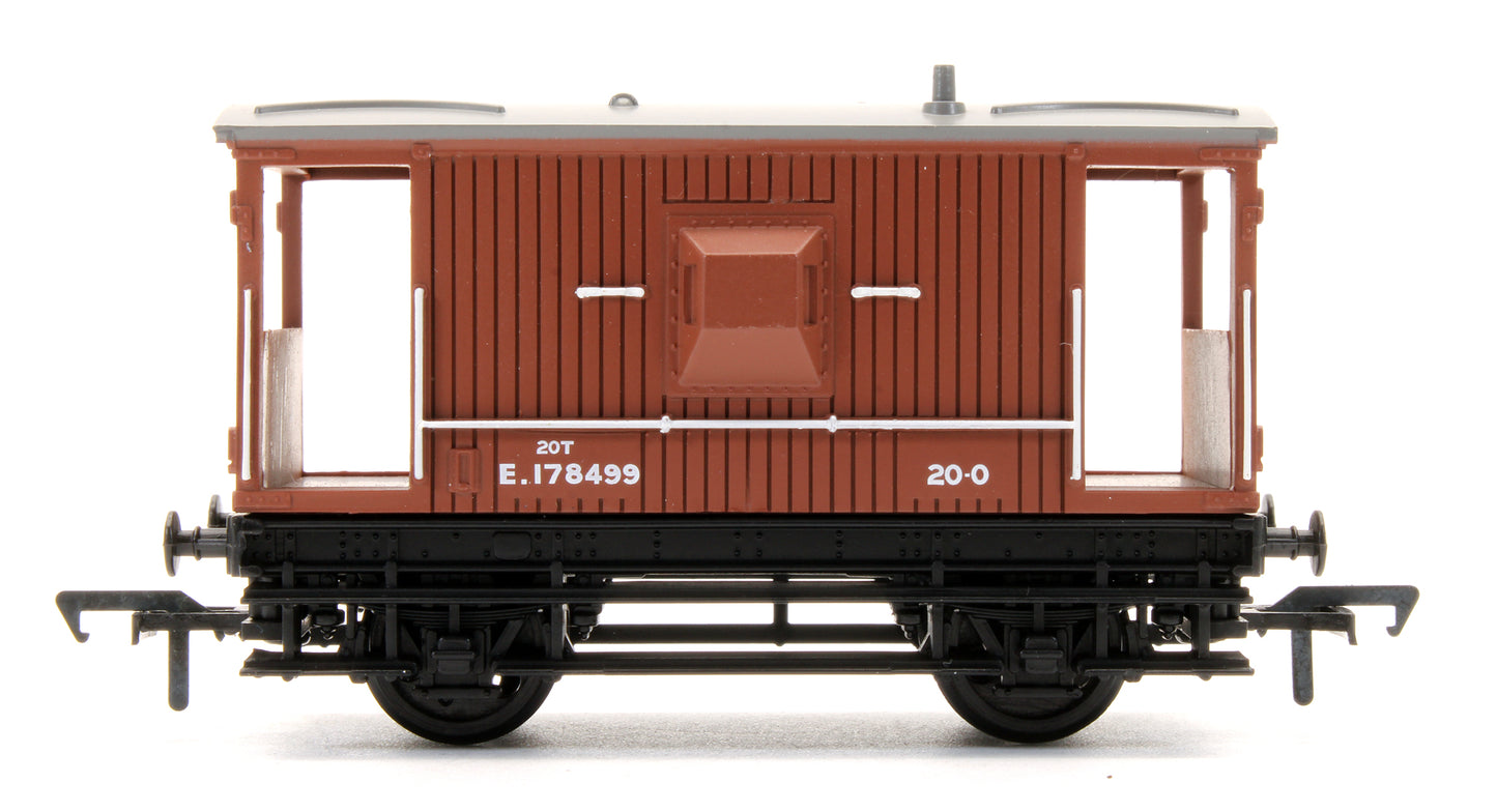 33-806 Pre-Owned 20 Ton Brake Van BR Brown 'E178499'