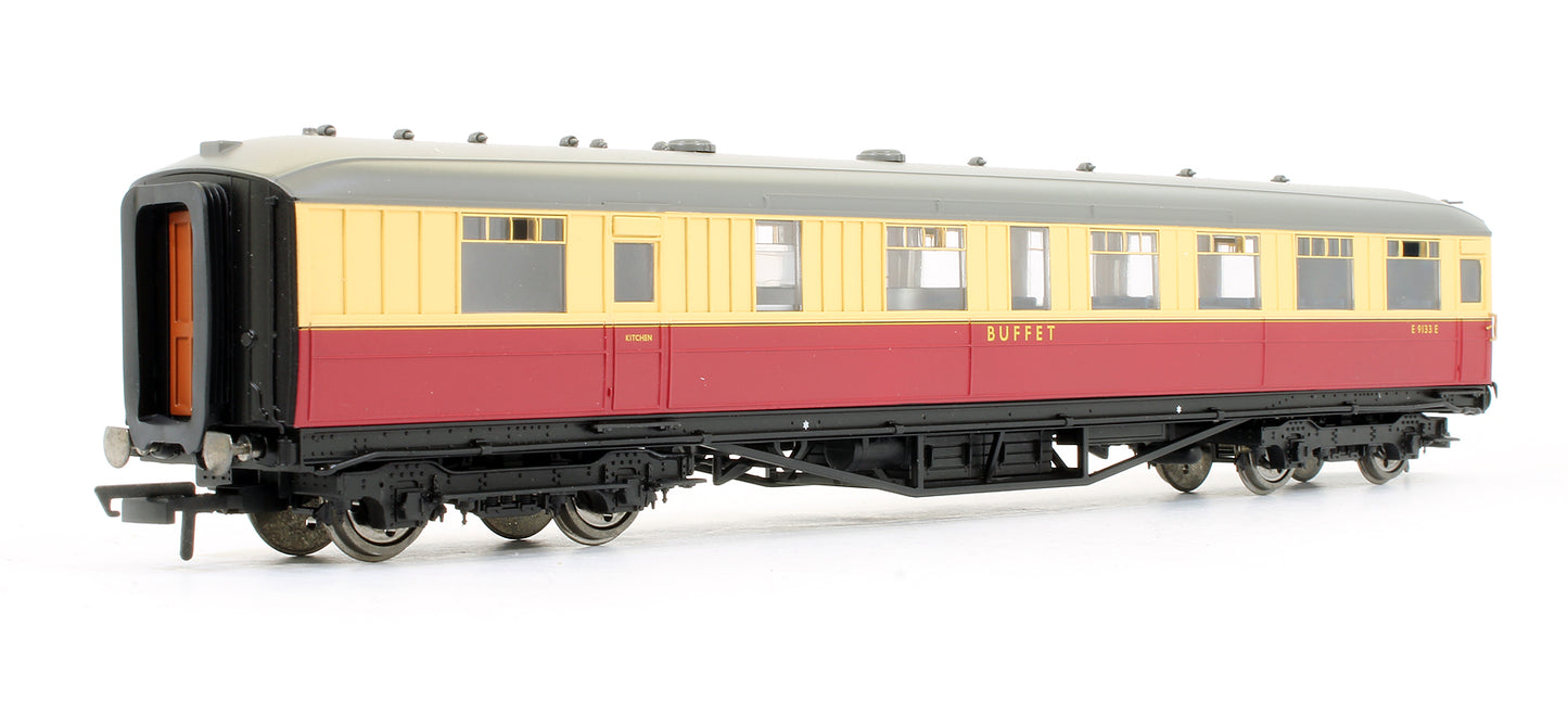 Pre-Owned BR Crimson & Cream Gresley Buffet Car 'E9133E'