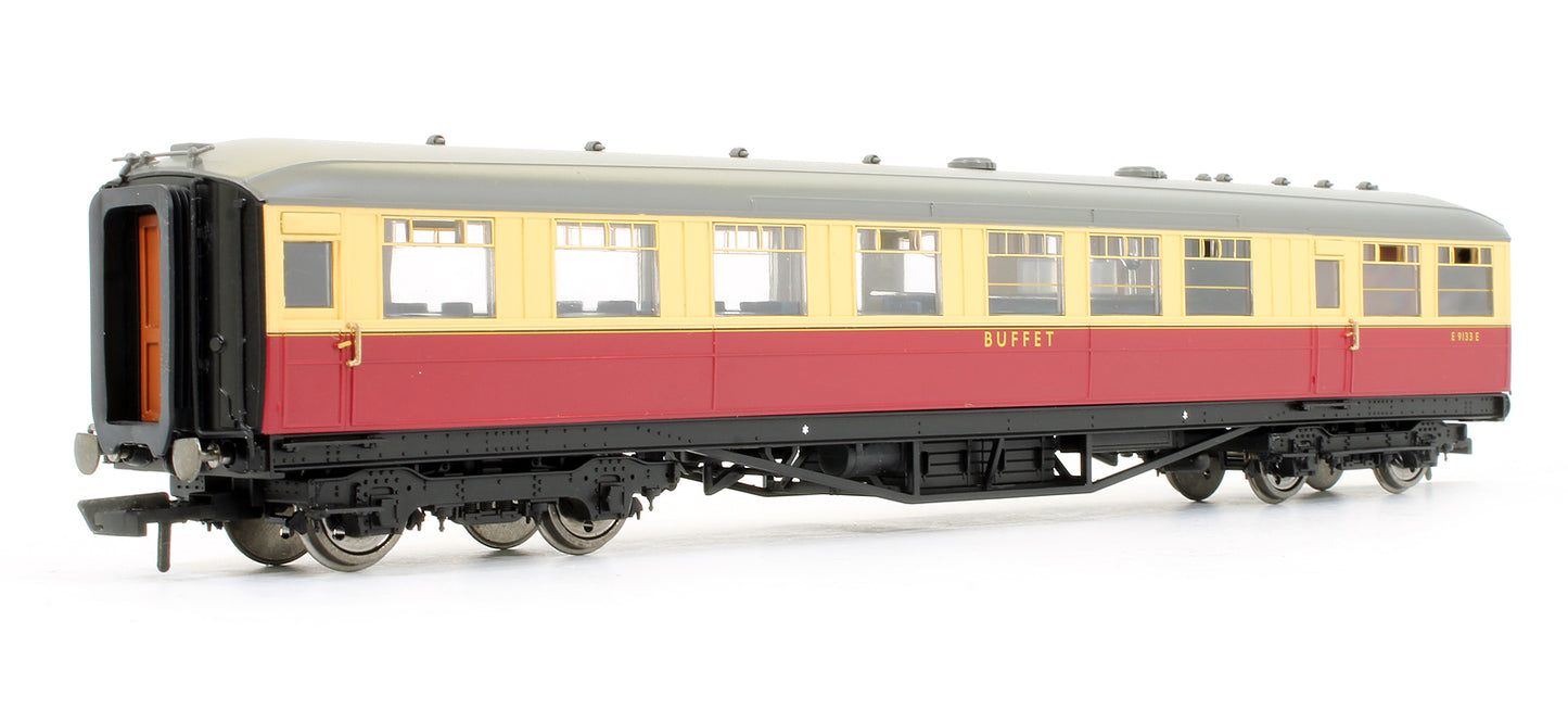 Pre-Owned BR Crimson & Cream Gresley Buffet Car 'E9133E'