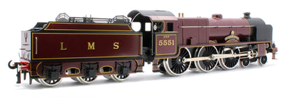 E/42-B Patriot Class "The Unknown Warrior" 4-6-0 LMS Gloss Lined Maroon No. 5551 Steam Locomotive
