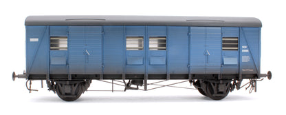 SR Parcels & Miscellaneous Van (PMV) S1865 BR Blue (uneven planks) - WEATHERED