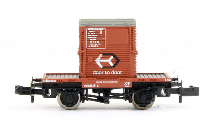 Pre-Owned Set Of 3 BR Bauxite Conflat Wagons With Containers