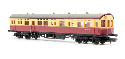 Pre-Owned 14XX BR Black Early Crest '1456' Steam Locomotive + BR Carmine & Cream Autocoach