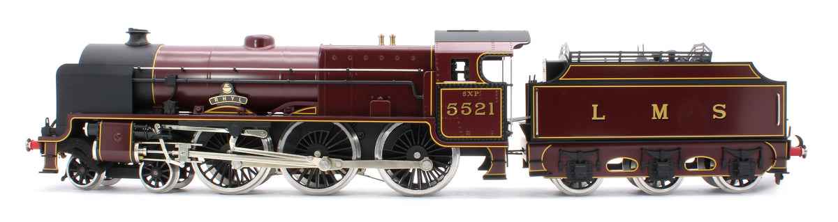 E/42-B1 Patriot Class "Rhyl" 4-6-0 LMS Gloss Lined Maroon No. 5521 Steam Locomotive