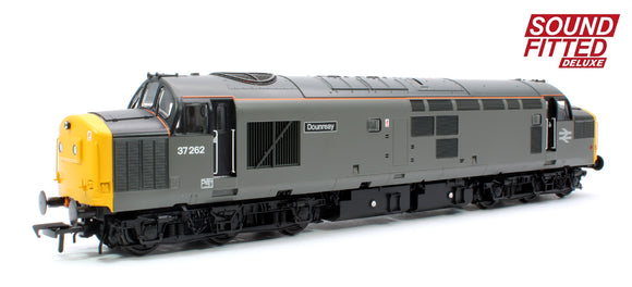 Class 37/0 Centre Headcode 37262 'Dounreay' BR Engineers Grey Diesel Locomotive - DCC Sound Deluxe