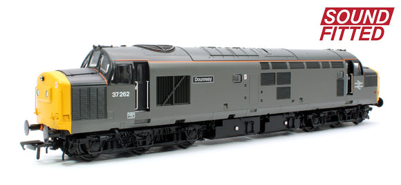 Class 37/0 Centre Headcode 37262 'Dounreay' BR Engineers Grey Diesel Locomotive - DCC Sound