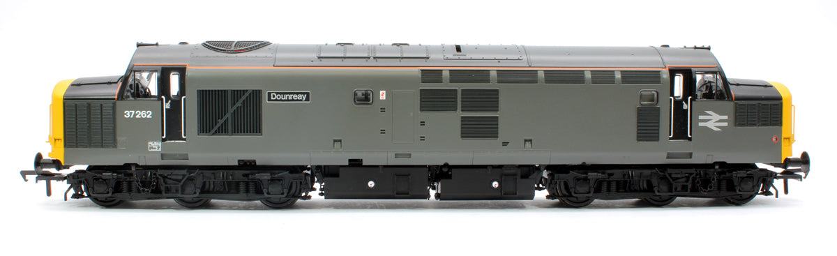Pre-Owned Class 37/0 Centre Headcode 37262 'Dounreay' BR Engineers Grey Diesel Locomotive