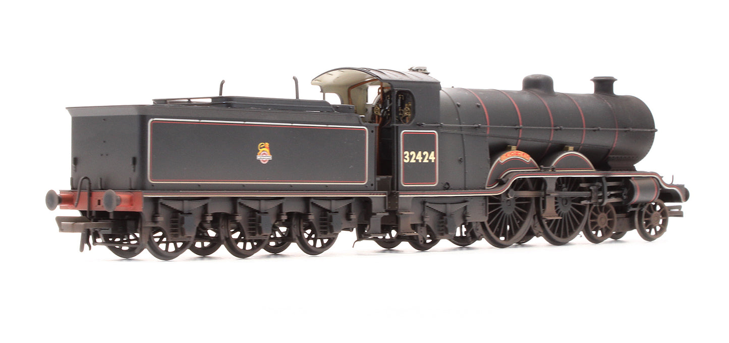 Pre-Owned H2 Class 32424 'Beachy Head' BR Lined Black Early Emblem Steam Locomotive - Custom Weathered