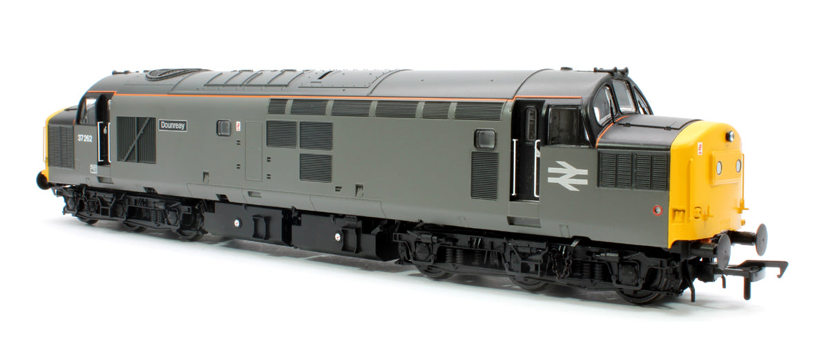 Pre-Owned Class 37/0 Centre Headcode 37262 'Dounreay' BR Engineers Grey Diesel Locomotive