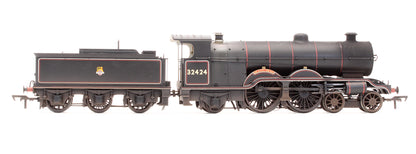 Pre-Owned H2 Class 32424 'Beachy Head' BR Lined Black Early Emblem Steam Locomotive - Custom Weathered