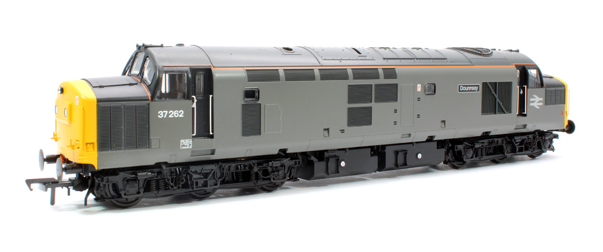Pre-Owned Class 37/0 Centre Headcode 37262 'Dounreay' BR Engineers Grey Diesel Locomotive