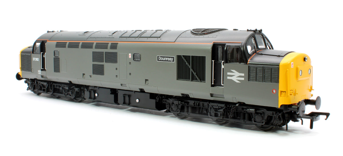 Class 37/0 Centre Headcode 37262 'Dounreay' BR Engineers Grey Diesel Locomotive - DCC Sound Deluxe