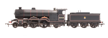 Pre-Owned H2 Class 32424 'Beachy Head' BR Lined Black Early Emblem Steam Locomotive - Custom Weathered