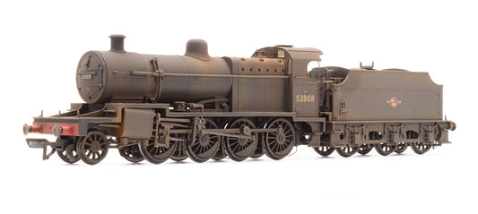 Pre-Owned Class 7F '53808' BR Black Late Crest Steam Locomotive - Custom Weathered