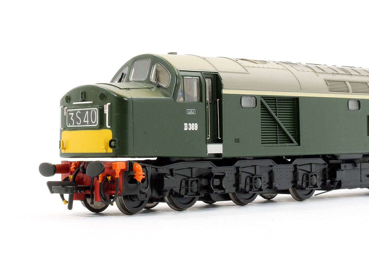 Pre-Owned Class 40 D369 BR Green Small Yellow Panel Diesel Locomotive (Custom Weathered)