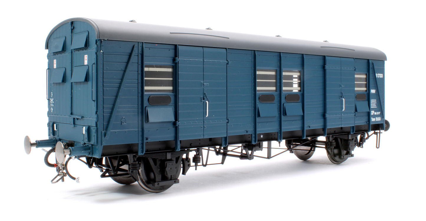 Covered Carriage Truck (CCT) S1733 BR Blue (uneven planks)