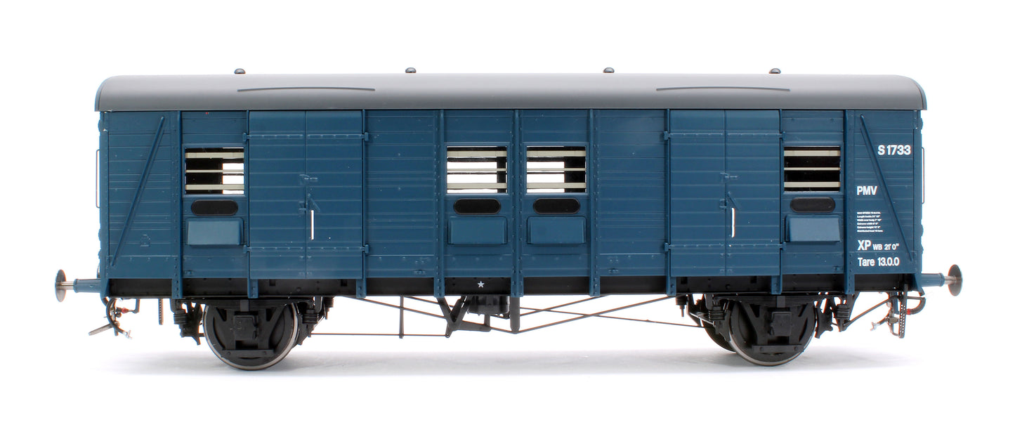 Covered Carriage Truck (CCT) S1733 BR Blue (uneven planks)