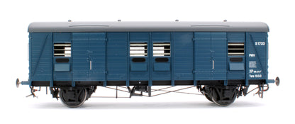 Covered Carriage Truck (CCT) S1733 BR Blue (uneven planks)