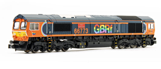 Pre-Owned Class 66 773 'Pride Of GB Railfreight' GBRf Rainbow Logo Diesel Locomotive - DCC Fitted