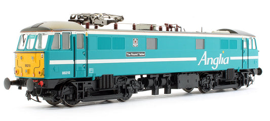 Pre-Owned Class 86215 'The Round Tabler' Anglia Livery Electric Locomotive