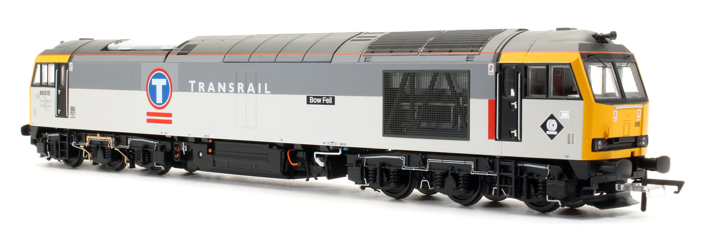 Pre-Owned Class 60 60015 'Bow Fell' Transrail Grey Diesel Locomotive - DCC Sound