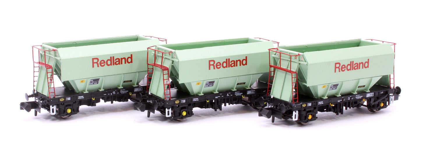 Pre-Owned CM PG012 N (R) TP (C) Set of 3 Redland PGA 51T Hopper Wagons