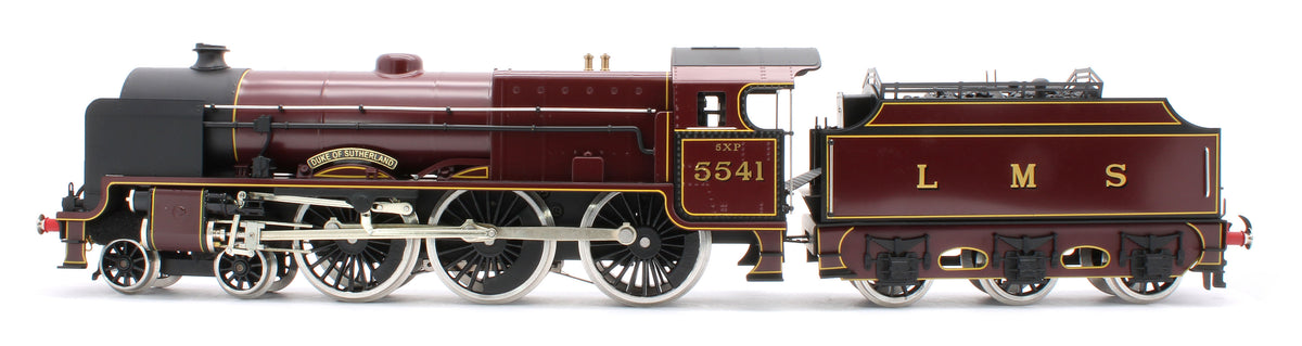 E/42-B1 Patriot Class "Duke of Sutherland" 4-6-0 LMS Gloss Lined Maroon No. 5541 Steam Locomotive