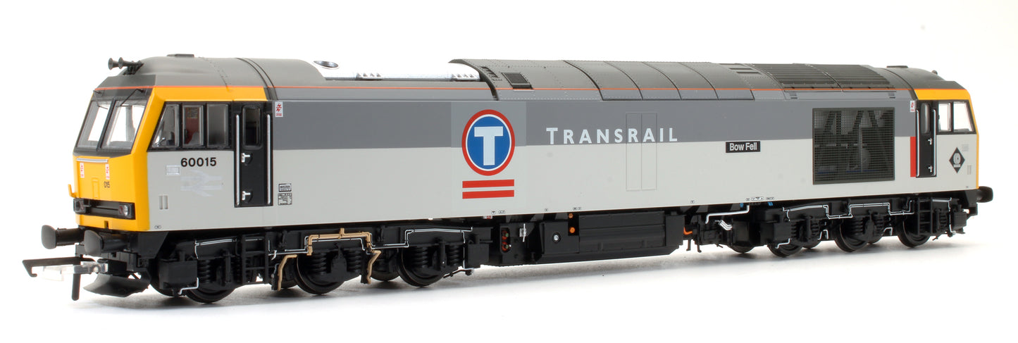 Pre-Owned Class 60 60015 'Bow Fell' Transrail Grey Diesel Locomotive - DCC Sound