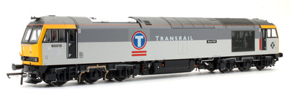 Pre-Owned Class 60 60015 'Bow Fell' Transrail Grey Diesel Locomotive - DCC Sound