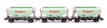 Pre-Owned CM PG012 N (R) TP (C) Set of 3 Redland PGA 51T Hopper Wagons
