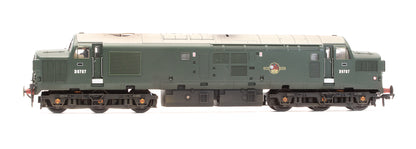 Pre-Owned Class 37/0 D6707 BR Green Diesel Locomotive - Custom Weathered