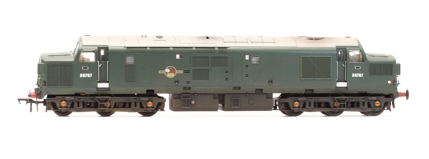 Pre-Owned Class 37/0 D6707 BR Green Diesel Locomotive - Custom Weathered