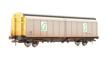 37-605 Pre-Owned 46 Ton VGA Sliding Wall Van Railfreight '210579' - Weathered With Graffiti