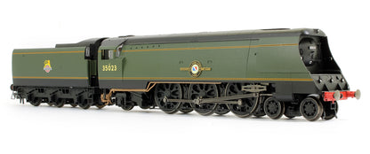 Pre-Owned R3382TTS BR (Early) 4-6-2 (Original) Merchant Navy Class 'Holland Afrika' No.35023 Steam Locomotive (TTS Sound Fitted)