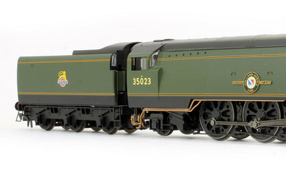 Pre-Owned R3382TTS BR (Early) 4-6-2 (Original) Merchant Navy Class 'Holland Afrika' No.35023 Steam Locomotive (TTS Sound Fitted)